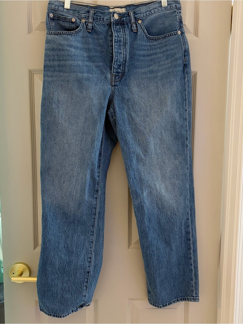 Madewell The Dadjean in Kingshill Wash Size 29 Button Fly